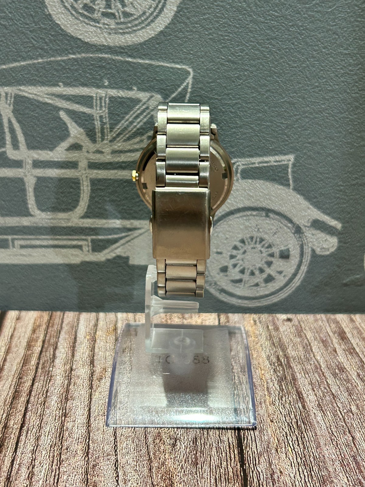 Vintage Seiko Spirit Titanium 7N42-8060 Quartz Gray Dial Japan Men’s Watch b393