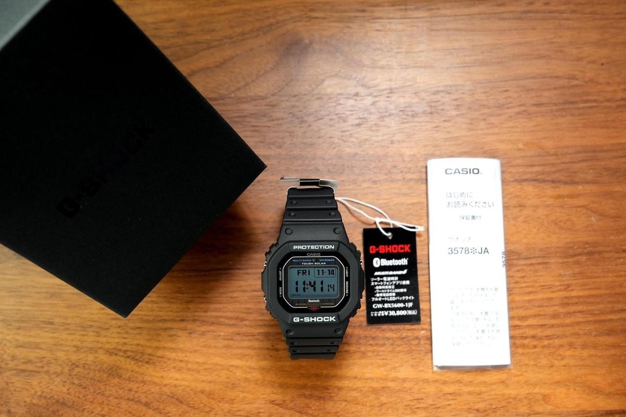 NEW Casio G-Shock GW-BX5600-1JF MIP LCD Tough Solar Multi Band 6 Bluetooth