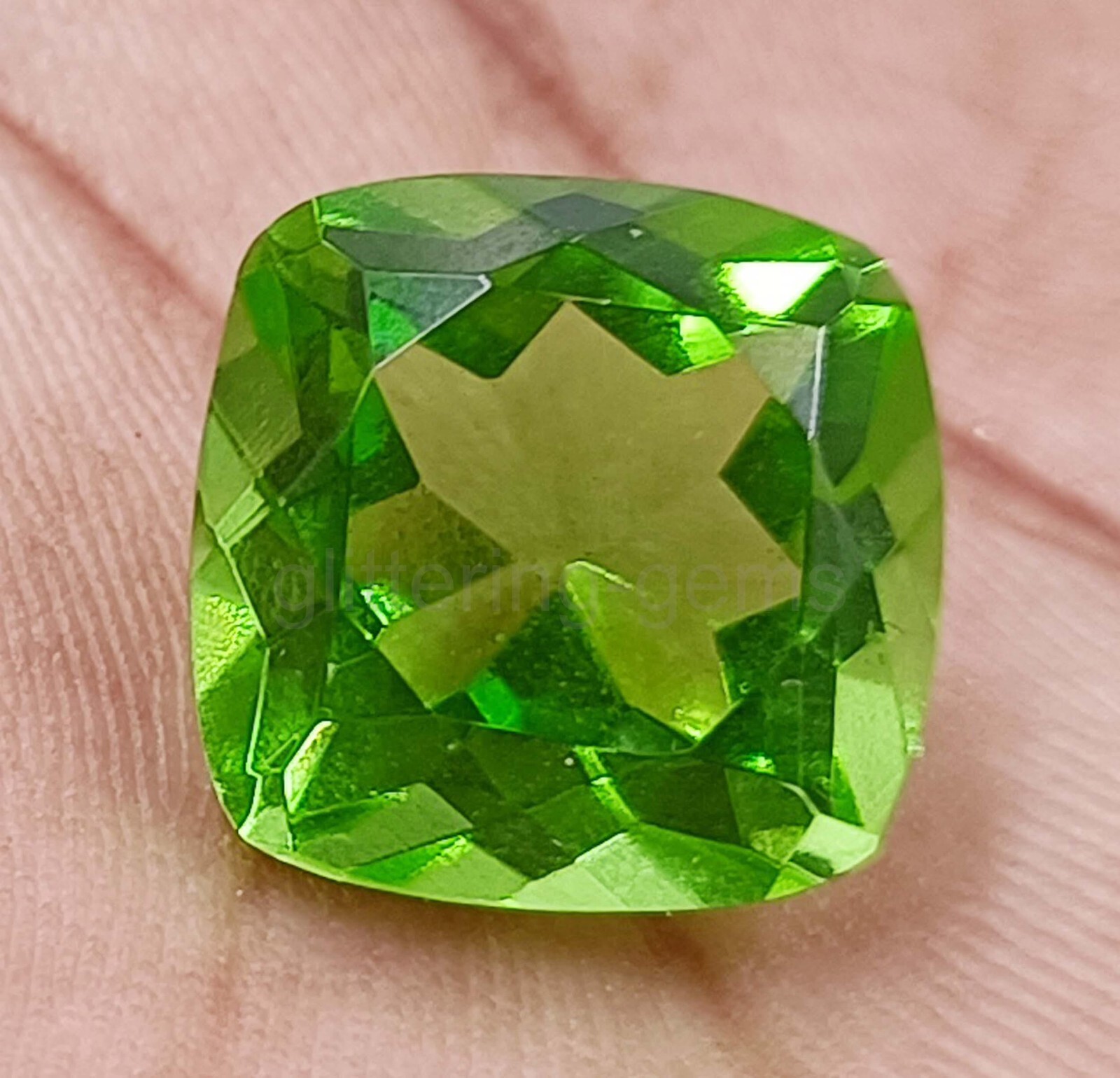 11.60 Ct Cushion Cut IGL Certified Zambian Natural Green Emerald Loose Gems 5MST