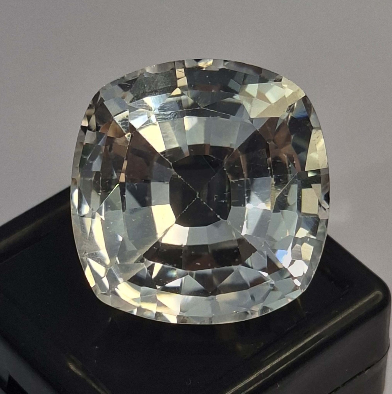 Ceylon White Sapphire Cushion Cut 58-60 Ct Loose EGL Certified Gemstone SP1222