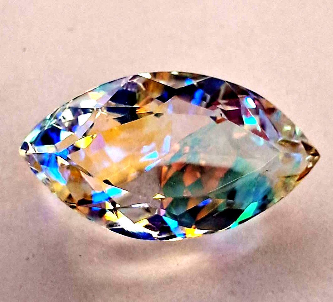 Marquise Cut Mystic Topaz 16-18 Ct Multicolour CERTIFIED Loose Gemstone RK912