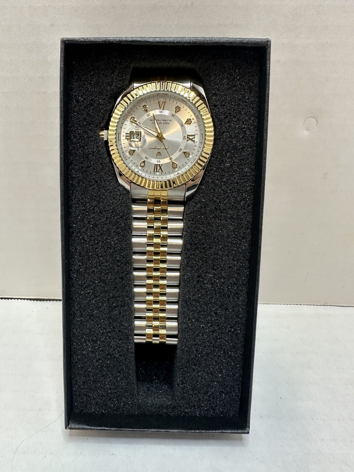 Poedagar classic luxury low-key business quartz men’s watch