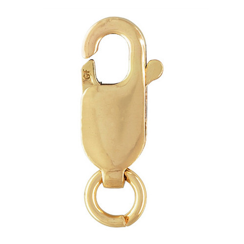 5pc,Gold Filled Lobster Claws, Clasps, Triggers,14 karat GF, 4 x 10mm, Italian