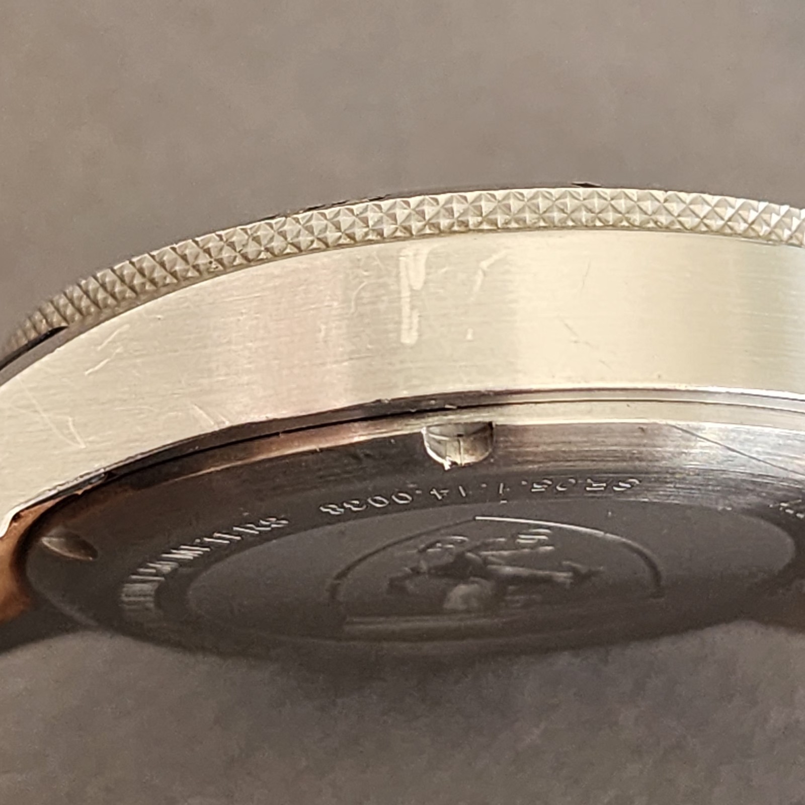 Scuderia FERRARI SF.05.1.14.0038 Silver Dial Black Leather Strap Men’s Watch