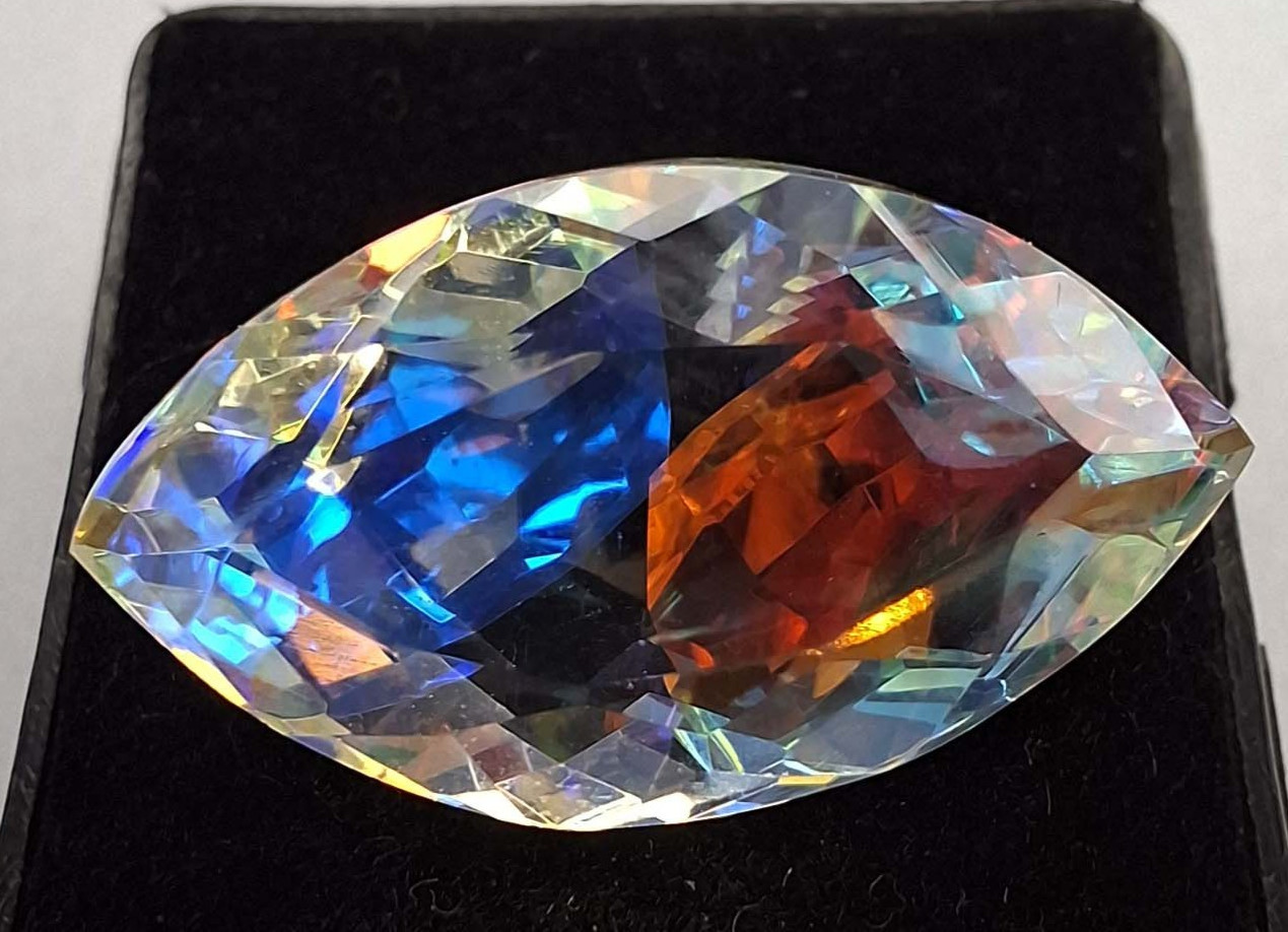 Marquise Cut Mystic Topaz 16-18 Ct Multicolour CERTIFIED Loose Gemstone RK912