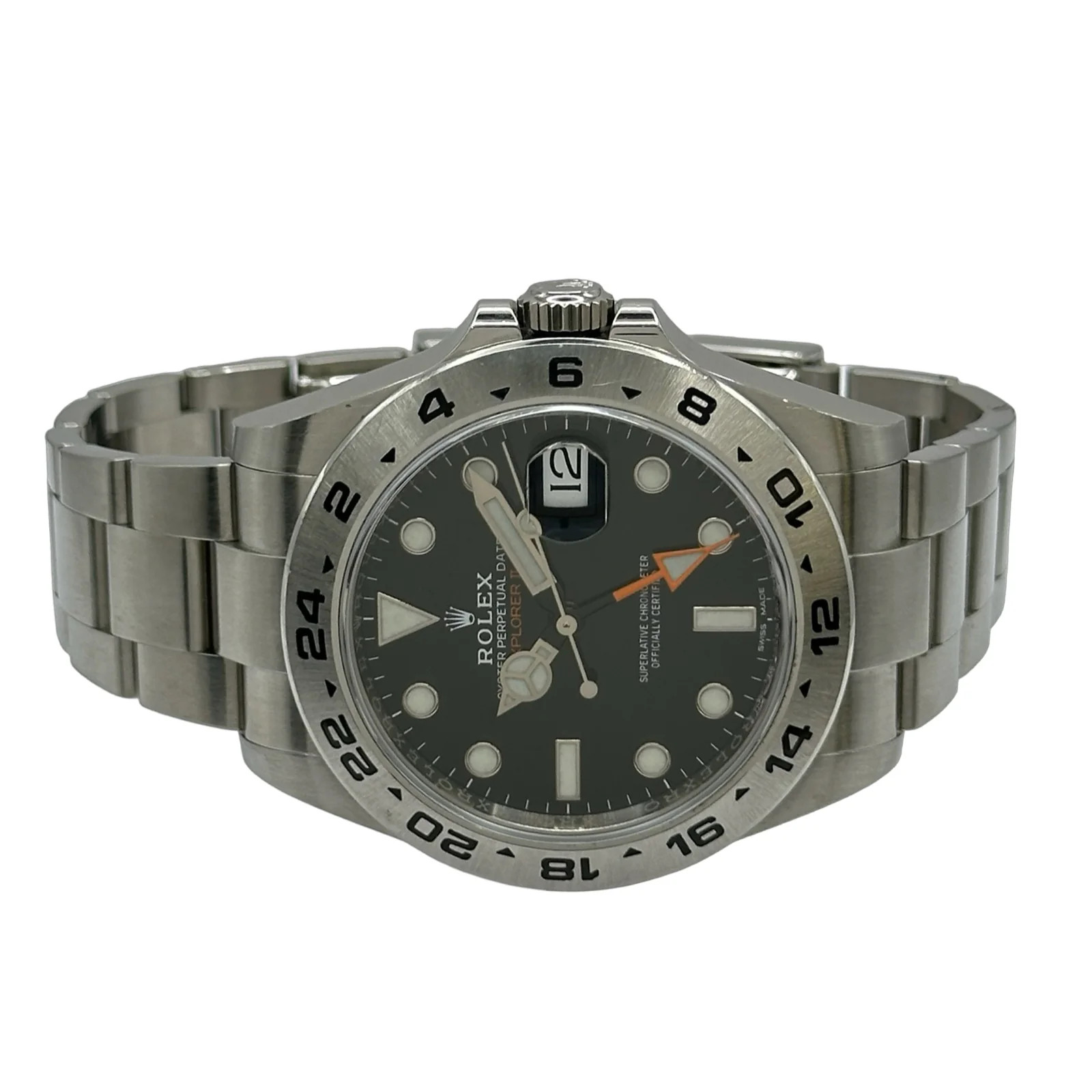 ROLEX 2 216570 42mm Stainless Steel Black Dial Automatic Watch OKW1824