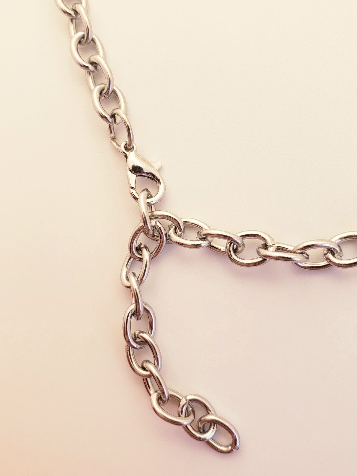 Barbed Wire Necklace Silver Barbed Wire Horizontal Pendant Necklace Adjustable