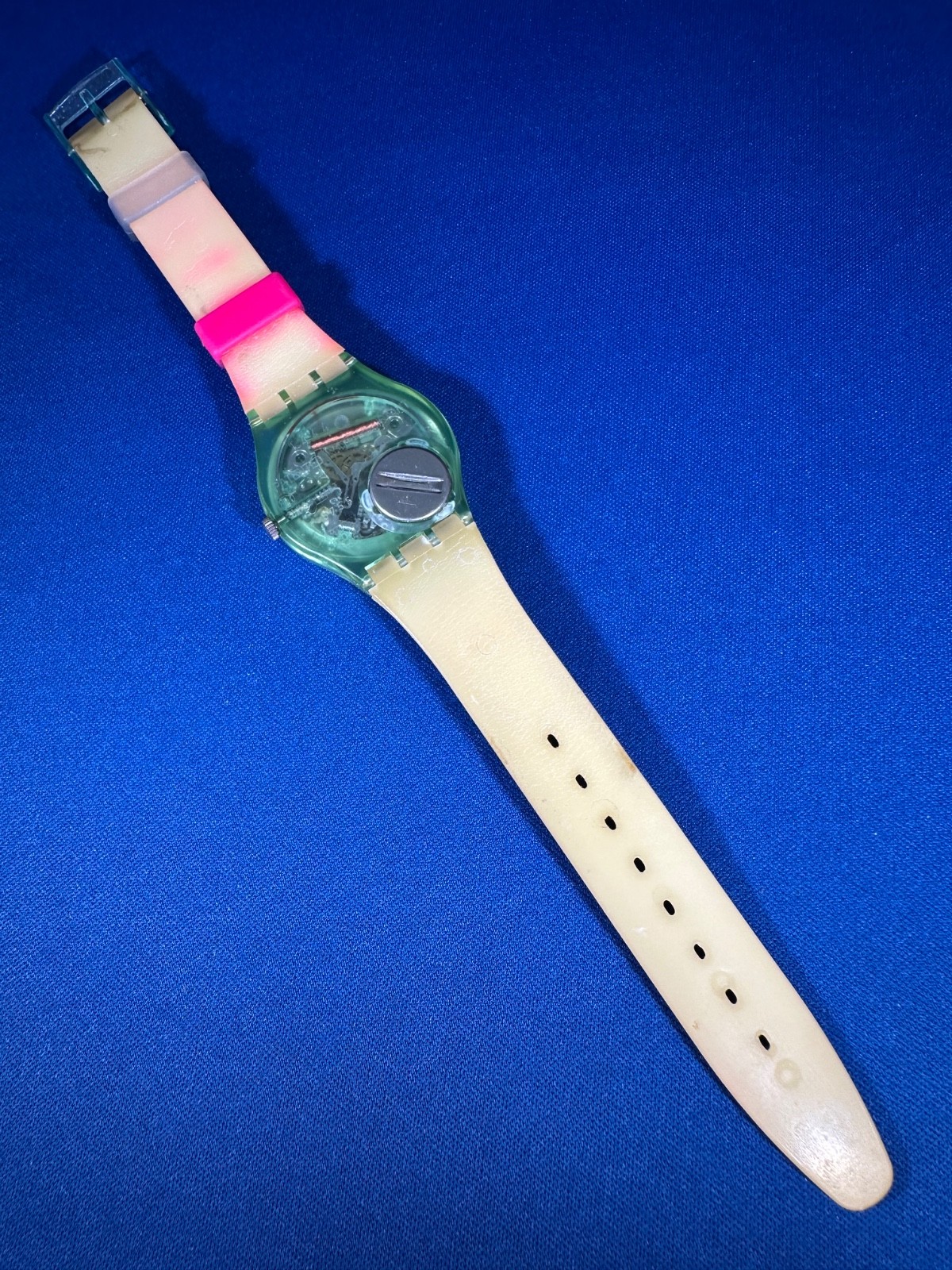 Vintage 1991 Swatch Watch Stalefish GG113 Working Good 34MM Nice! So Rad!