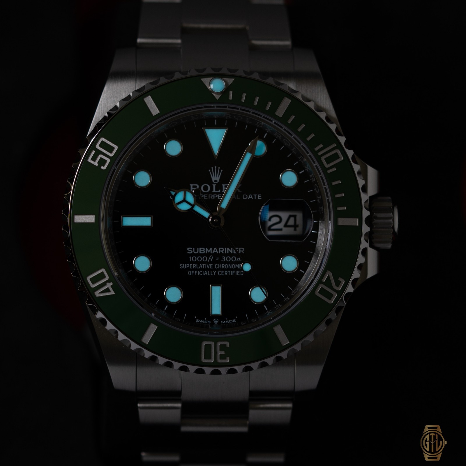 Rolex Submariner Date Black Dial Oyster Bracelet Ref 126610LV Set w/Box&P