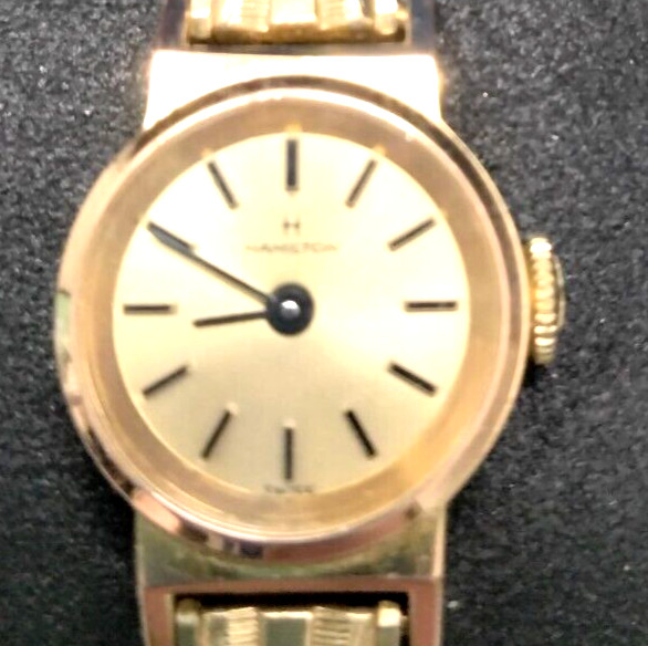 Vintage Hamilton 10 K Gold filled Swiss made Ladies watch