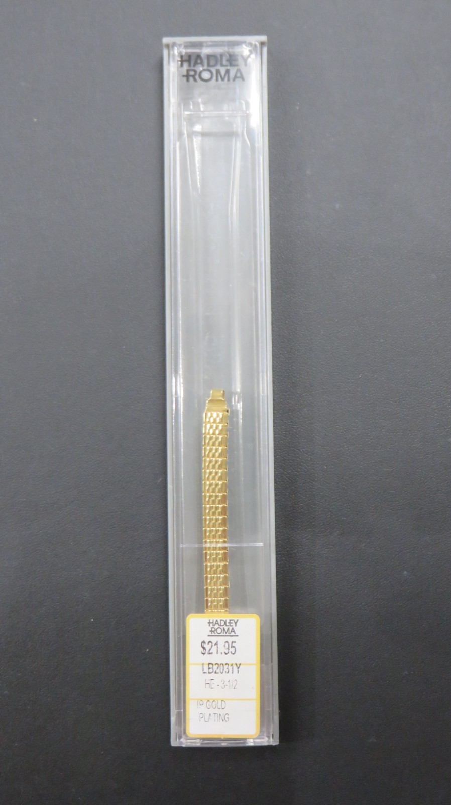 Hadley Roma LB2031Y HE-3 1/2 IP Gold Plating Watch Band