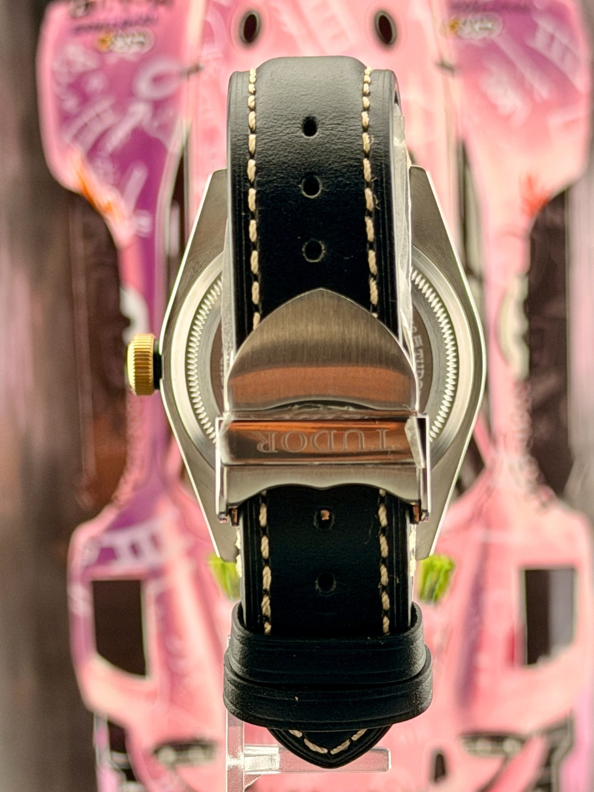 2020 Tudor Black Bay 41mm Steel Gold S&G Leather Strap Watch 79733N B+P