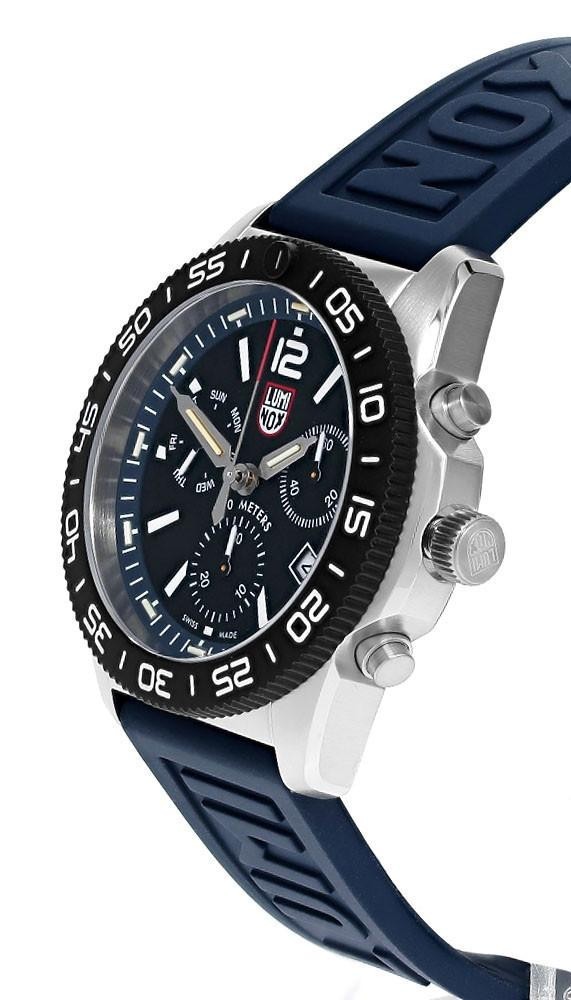 Luminox Pacific Diver Chronograph 44mm Black Dial Rubber Men’s Watch XS.3143