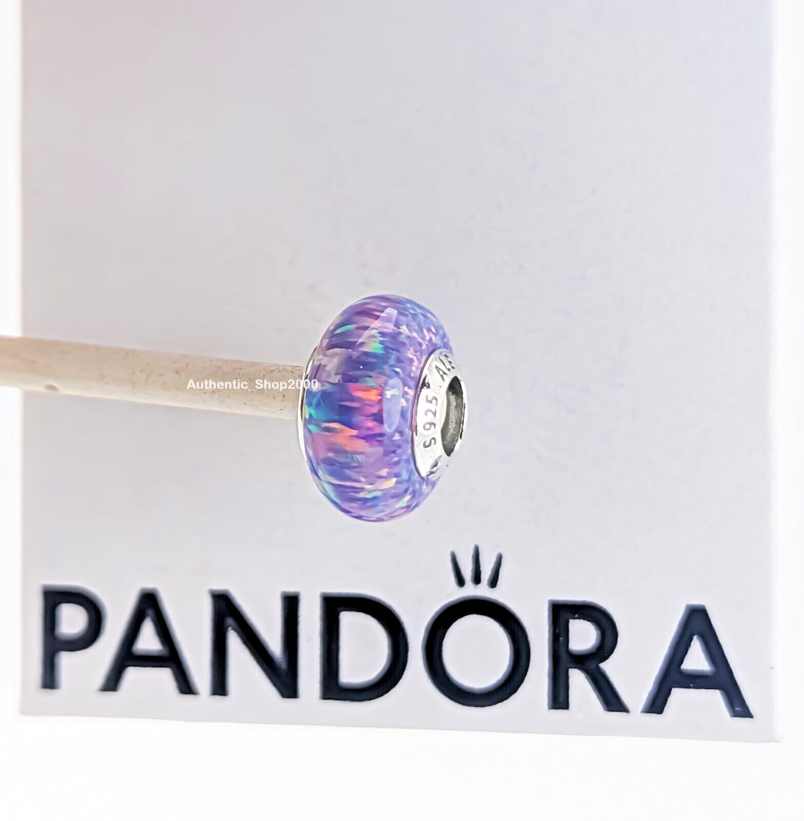 New 100% Authentic PANDORA 925 Ale Lab Opalescent Purple Charm 791691C05