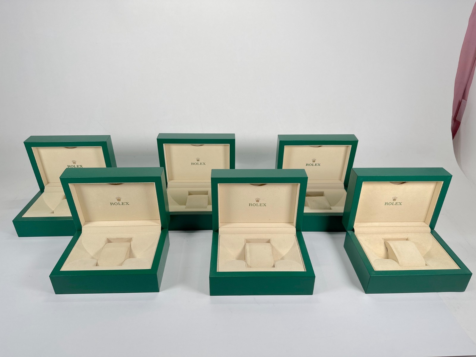 VINTAGE GENUINE ROLEX watch box case 20 set wave 39139.04 39139.01 260330002dA