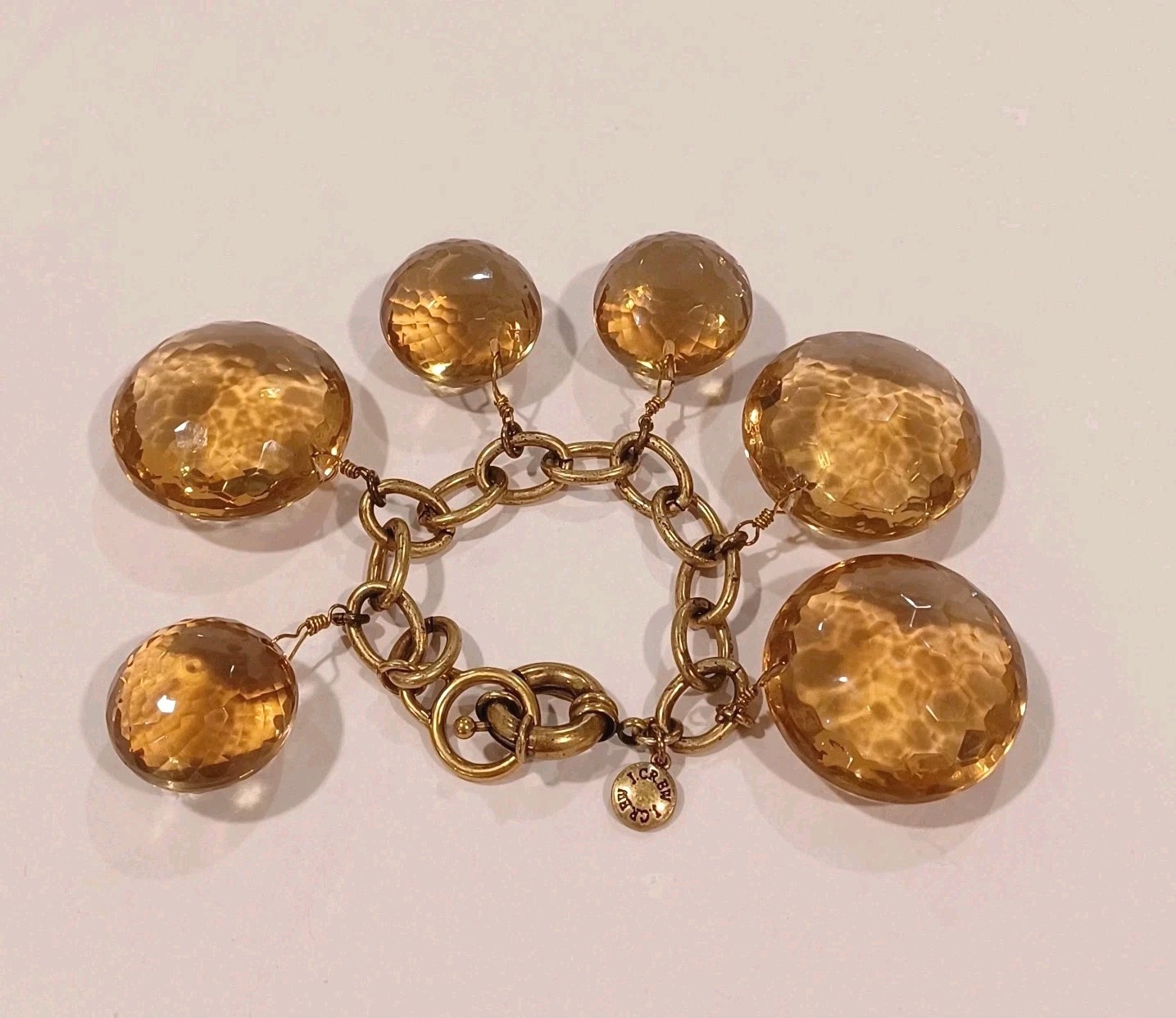 J Crew Honeycomb Bubble Bracelet Big Statement Piece Excellent Condition