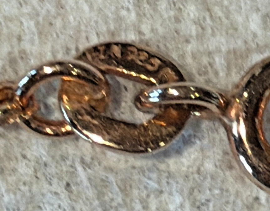 FZN FUZION CREATIONS INTERNATIONAL ROSE GOLD OVER 925 STERLING HEART NECKLACE