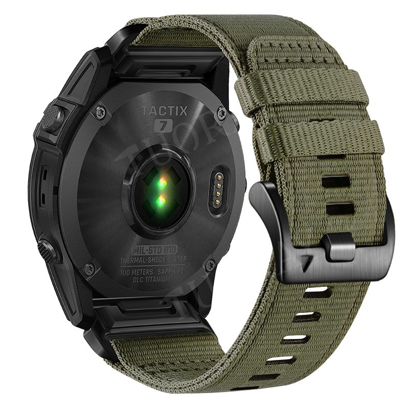 Nylon Band For Garmin Fenix 8 E 7 7X 6 6X 5 5X 3 HR Approach S62 S60 Watch Strap