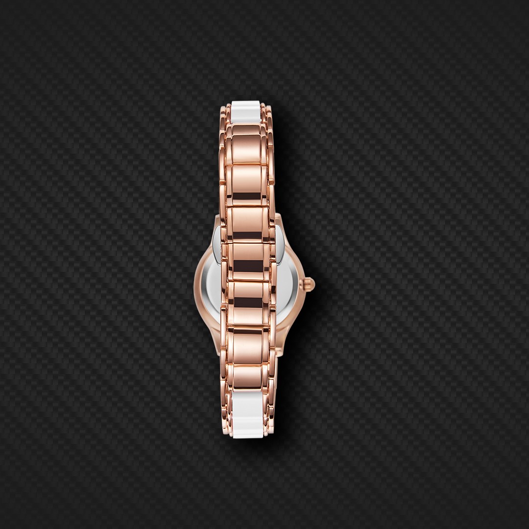 Kenneth Scott Women’s Analog Watch | White Dial, 30mm, 30 m (3 ATM)