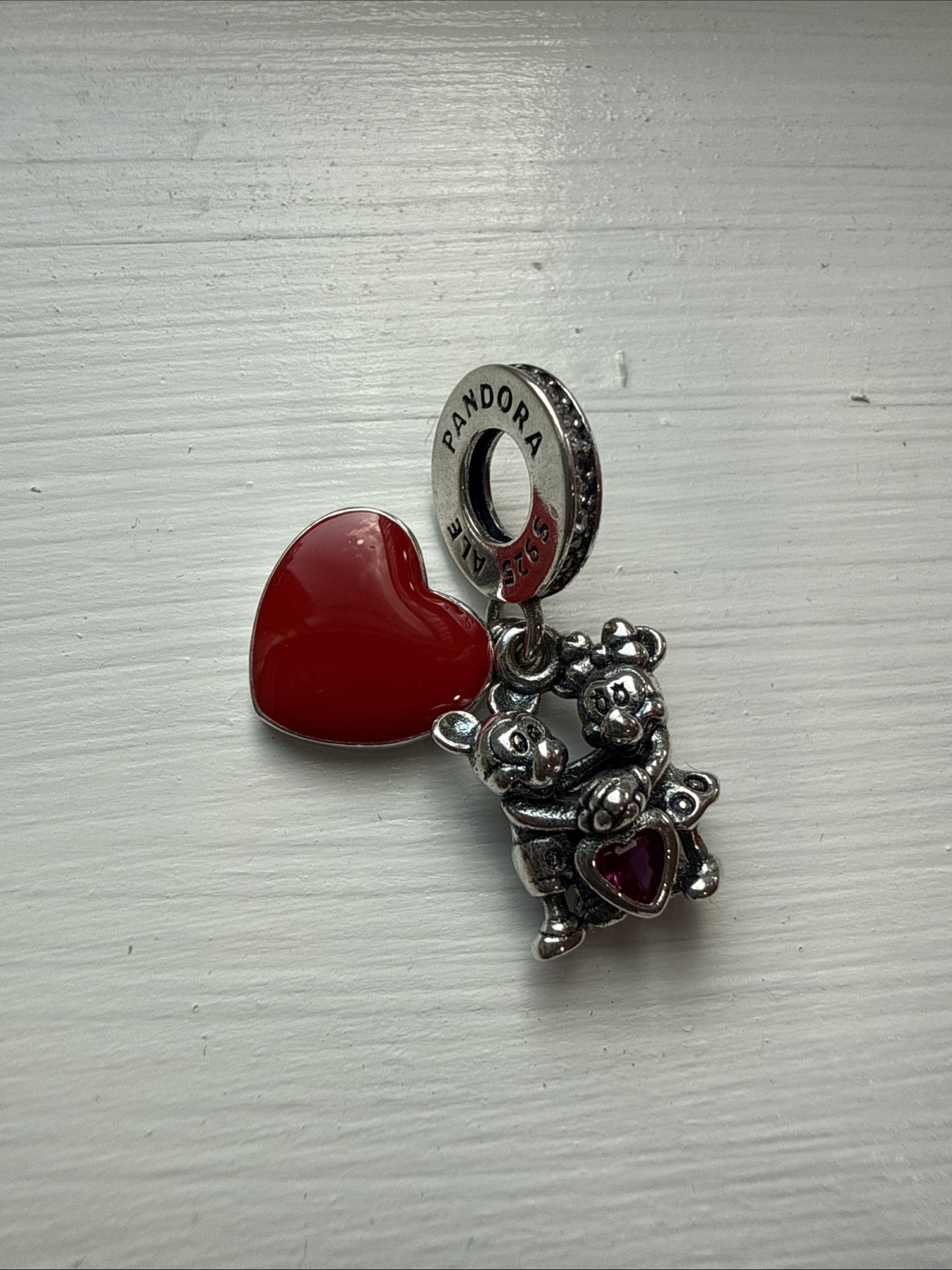 Authentic Pandora DISNEY Mickey Mouse & Minnie Mouse Love Charm #797769CZR