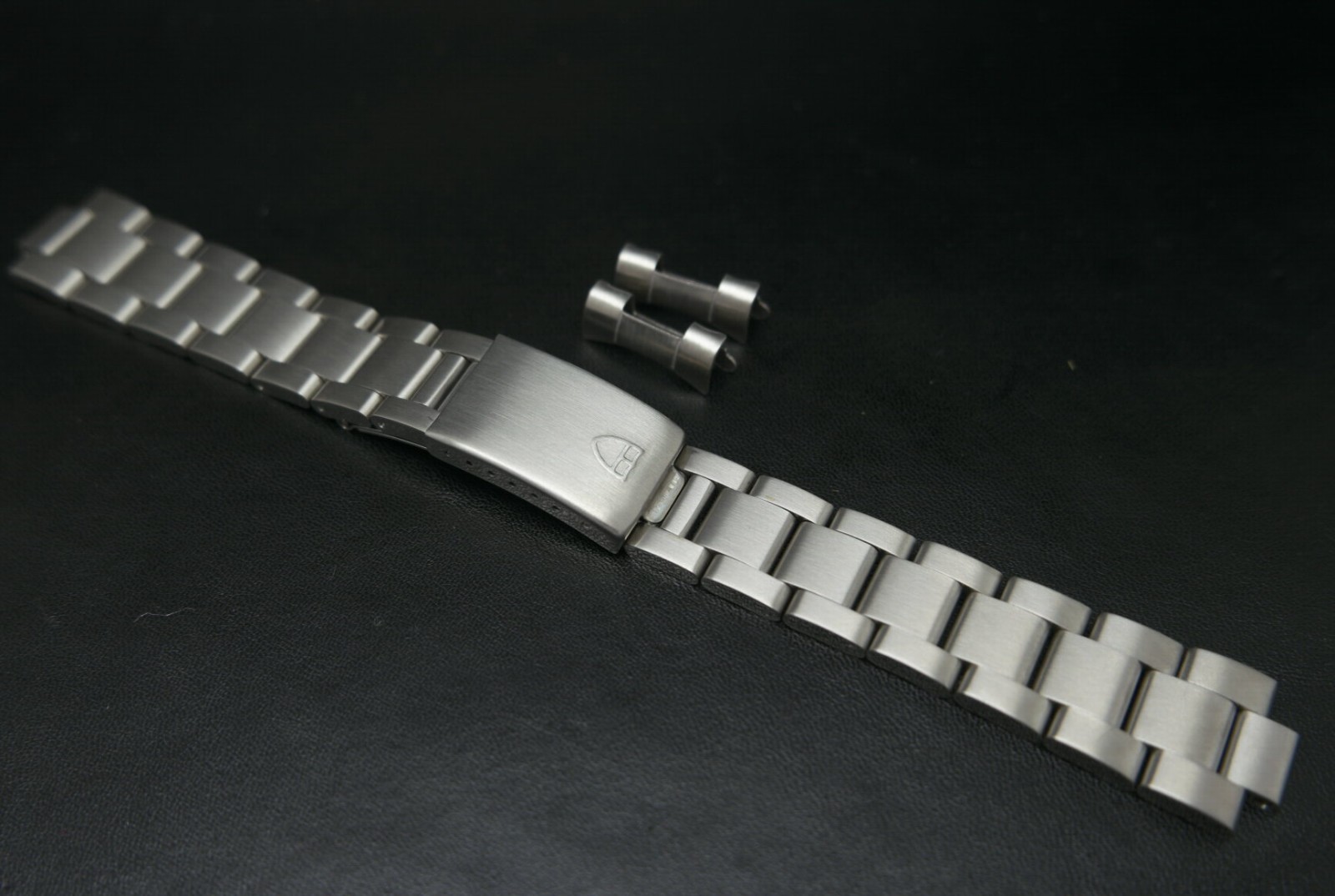 For 19mm Tudor Oyster Replacement Silver Bracelet Watch Strap with Screw Links