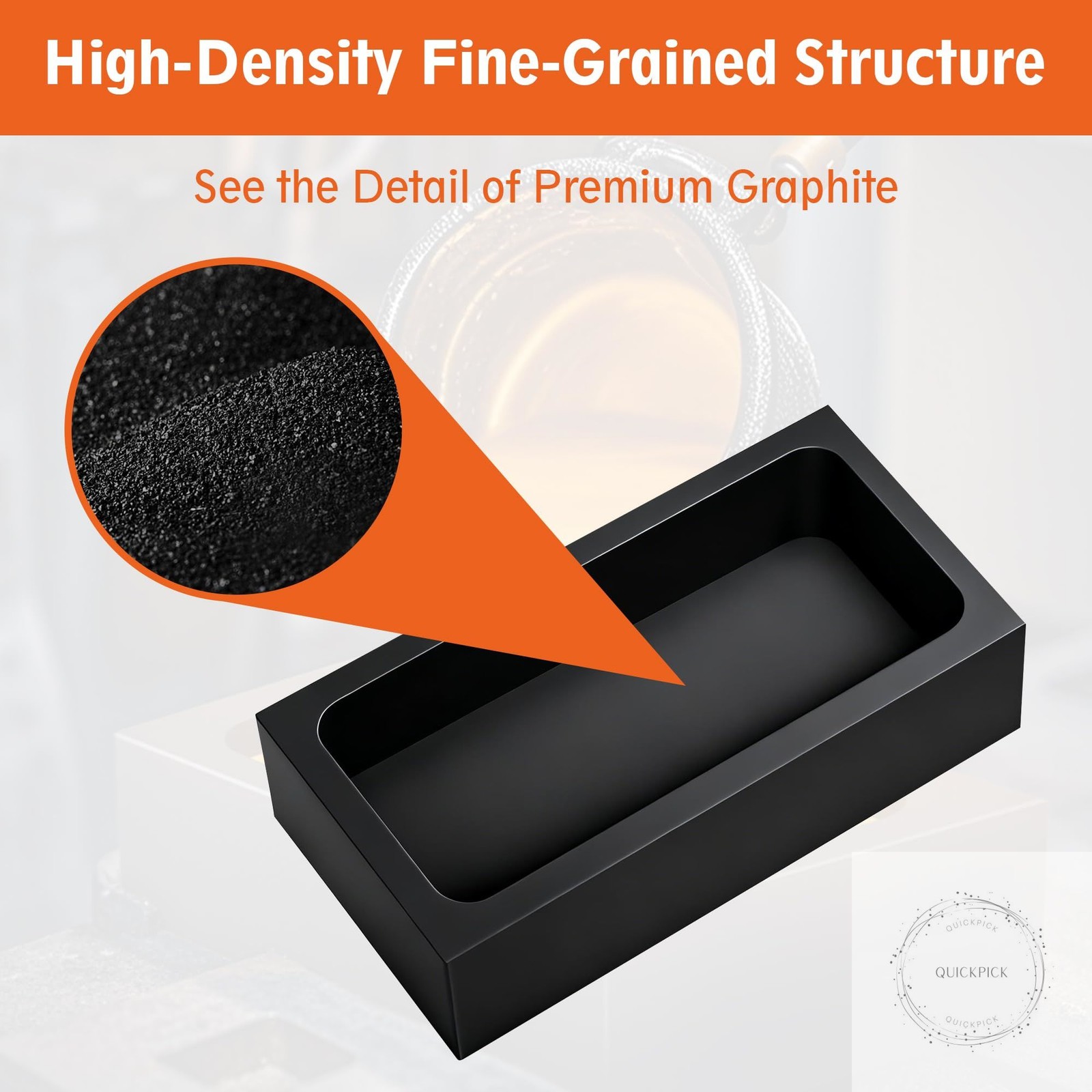 4 Pcs 1kg High-Purity Graphite Ingot Molds for Casting Gold Silver Aluminum Copp
