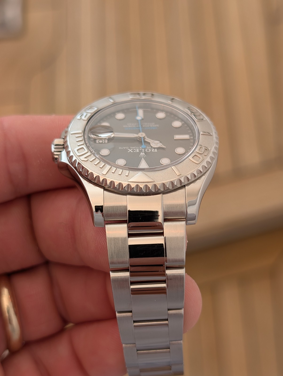 2020 Rolex Yacht-Master 37mm 268622 Rhodium Dial with Platinum Bezel