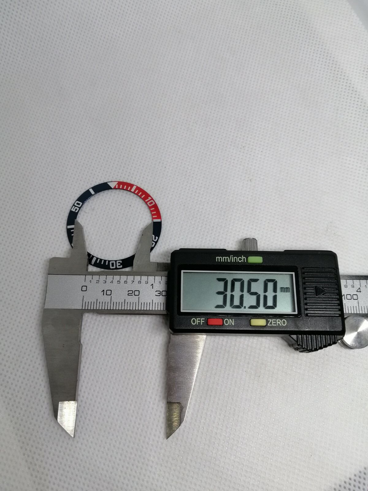 006 SEIKO PEPSI BEZEL INSERT FOR MENS SIZE 10 BAR SUB SKX033 7S26 0040