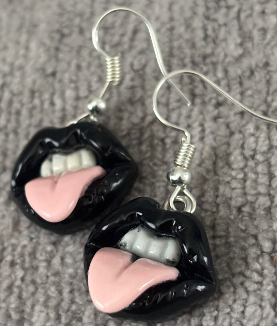 BUY 2 GET 1 FREE Spooky Themed Earrings | Dark heart Skull Cauldron Eyeball Blac