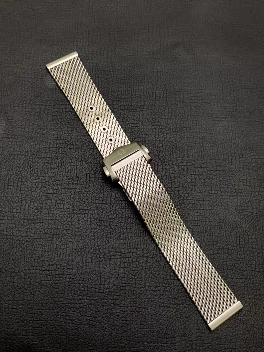 20mm Aftermarket Braided Stainless Mesh Band Omega Seamaster USA Same Day Ship
