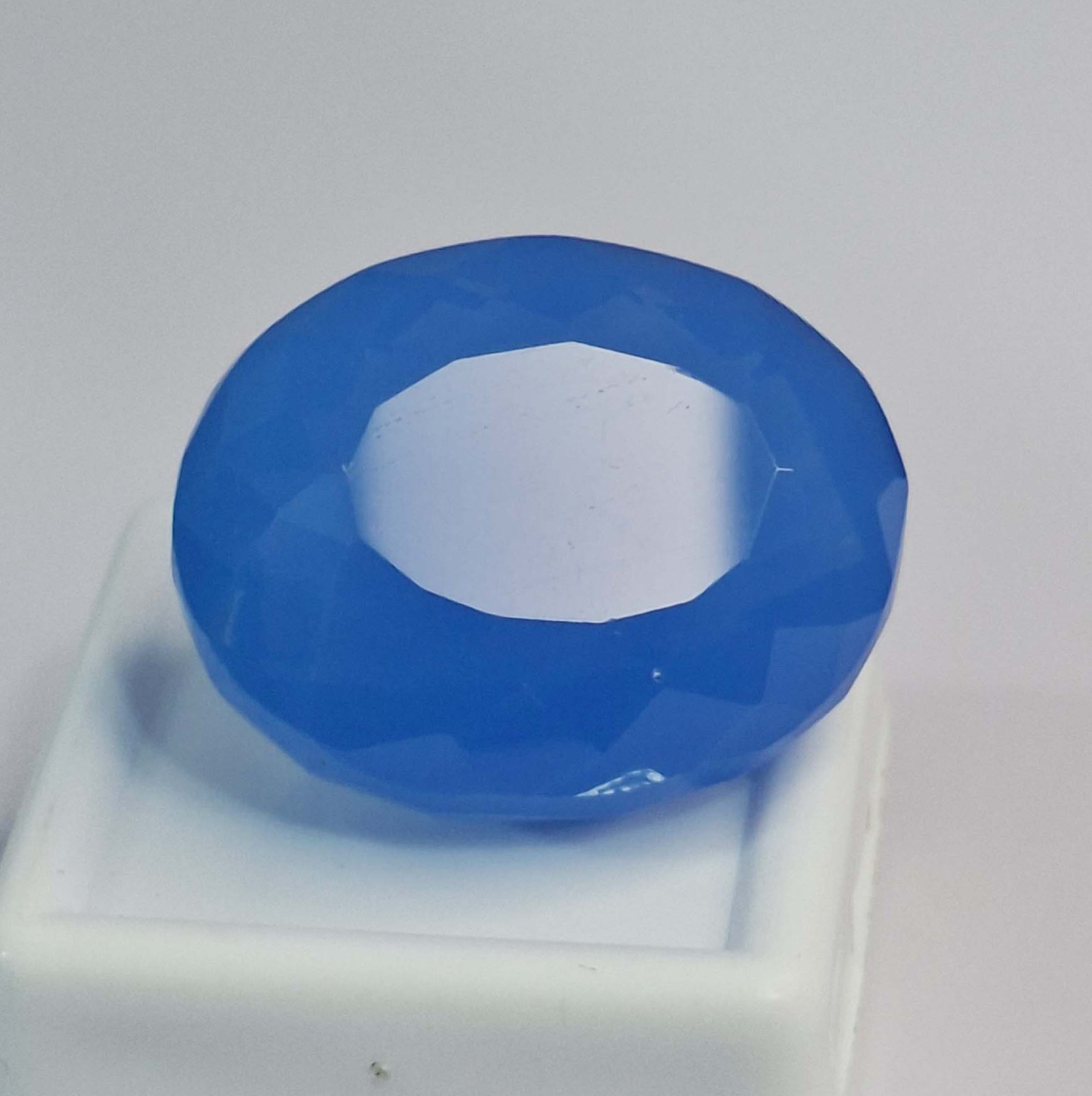 Blue Welo Opal Oval Cut 58-60 Ct Certified Loose Gemstone Lab Created SP1219
