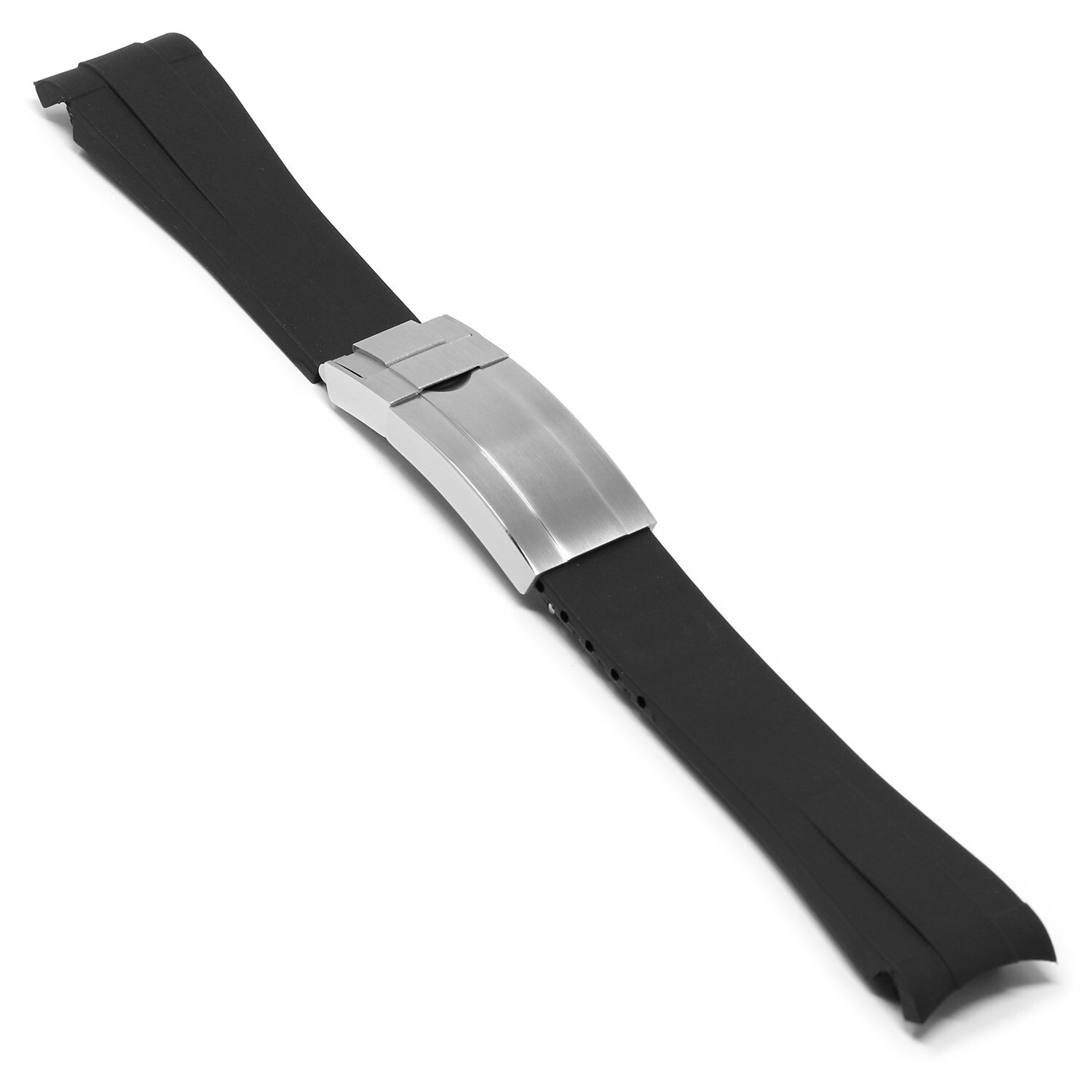 Rubber Watch Strap Band For ROLEX DATEJUST DAYTONA SUBMARINER GMT OYSTERFLEX