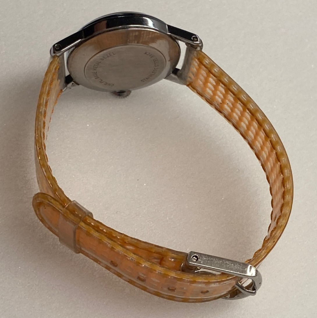 Vintage Ingersoll Mickey Mouse Mechanical Wind Up Watch Runs Great