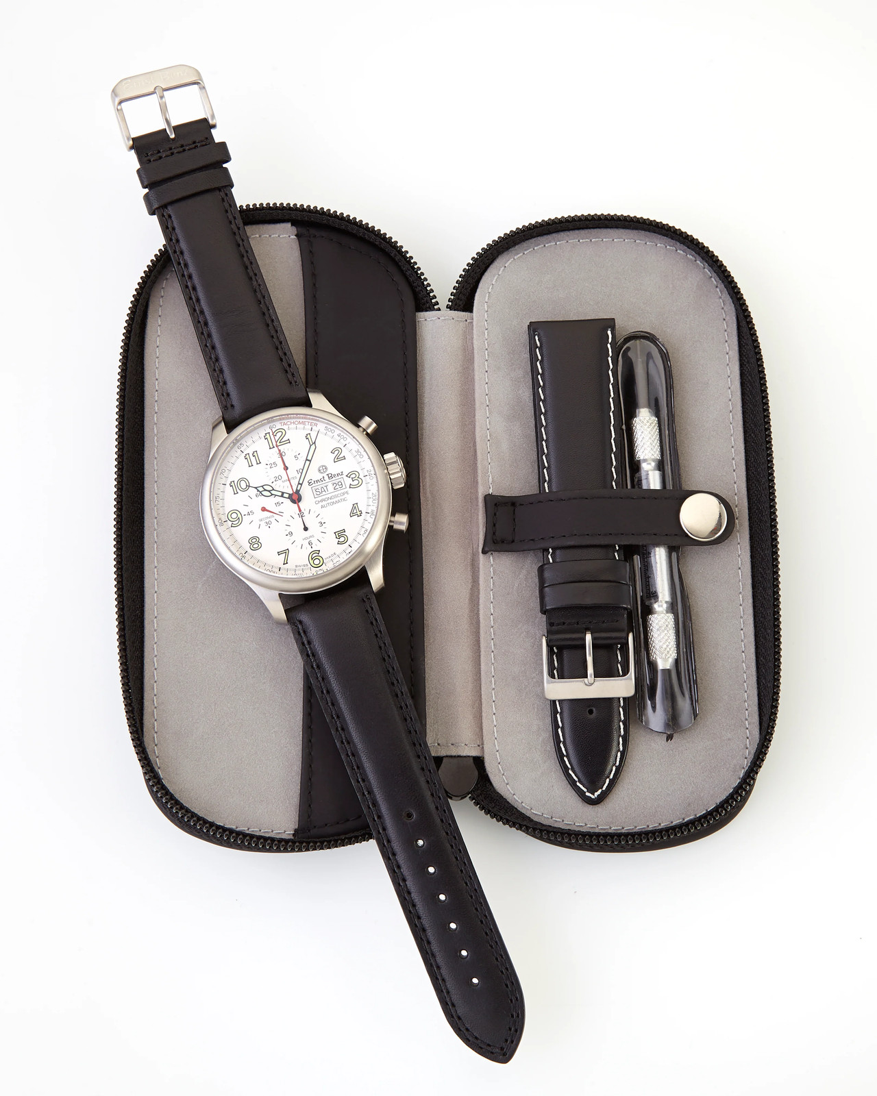 Ernst Benz 47mm ChronoScope White Dial