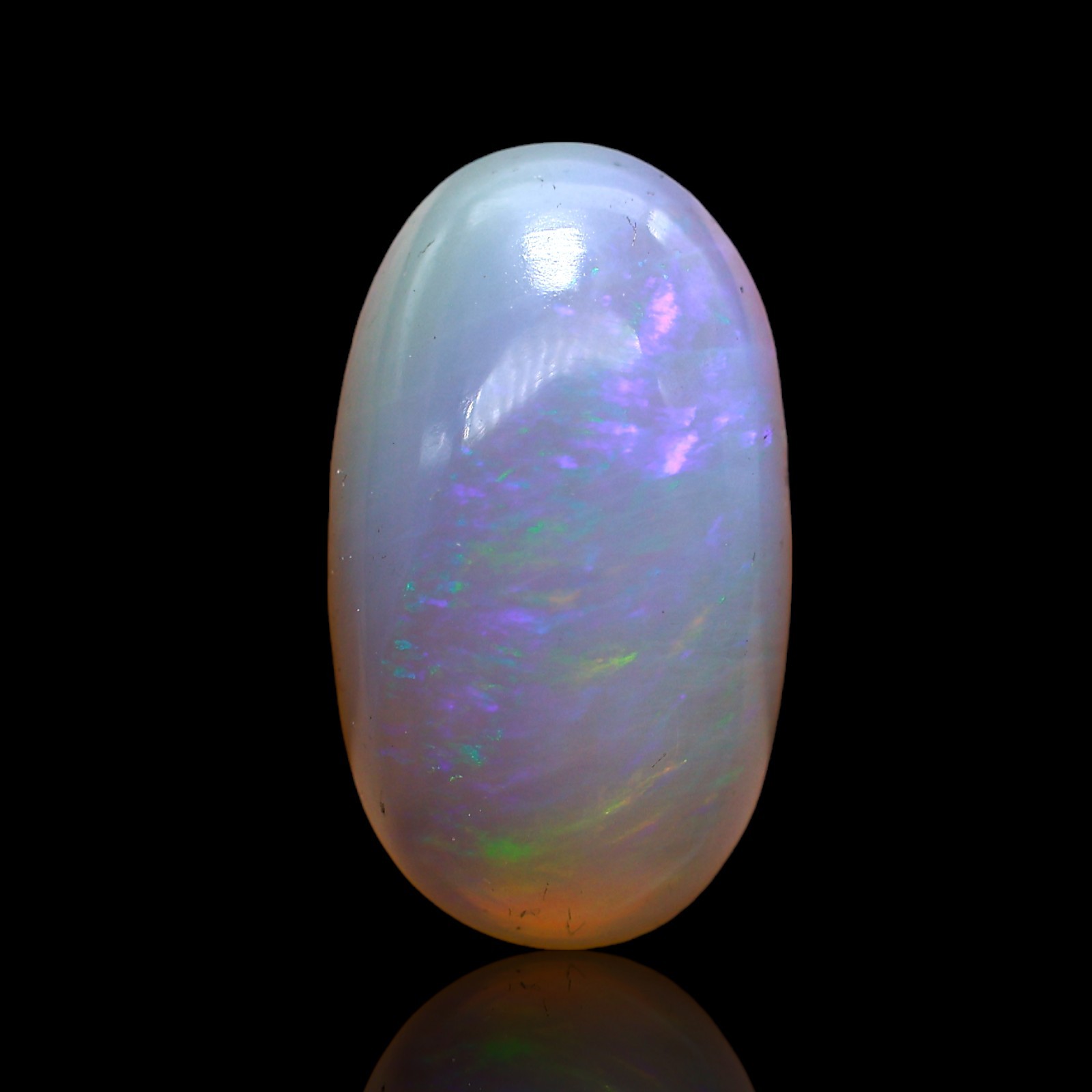 6.45 Cts Natural Fire Opal Gemstone Bracelet Supply Oval Cabochon 17x16x5 mm