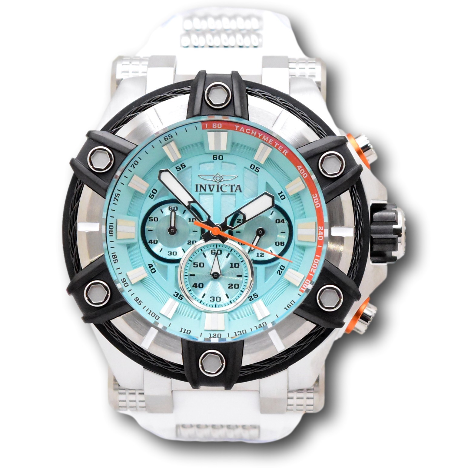 Invicta Bolt Surge Arctic Edge Men’s 52mm Teal Blue Dial Chrono Watch 49805