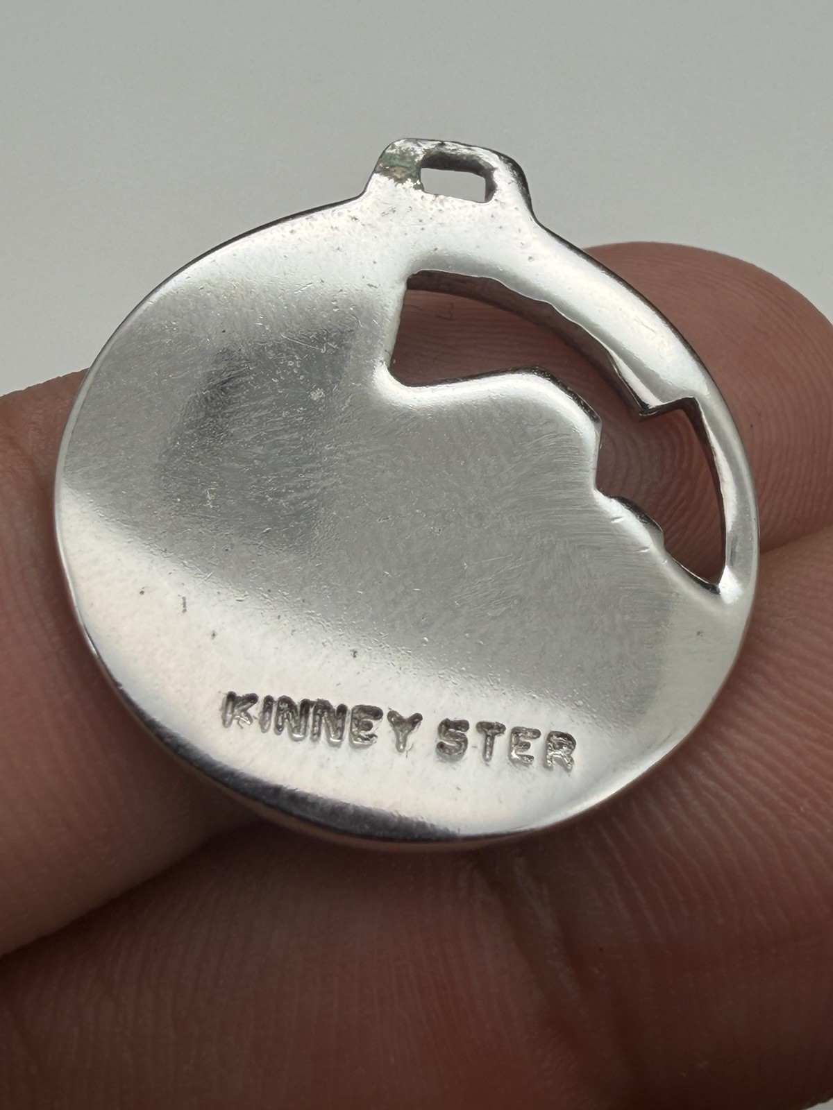 Vintage Underground Atlanta Kinney Sterling Silver Charm Pendant