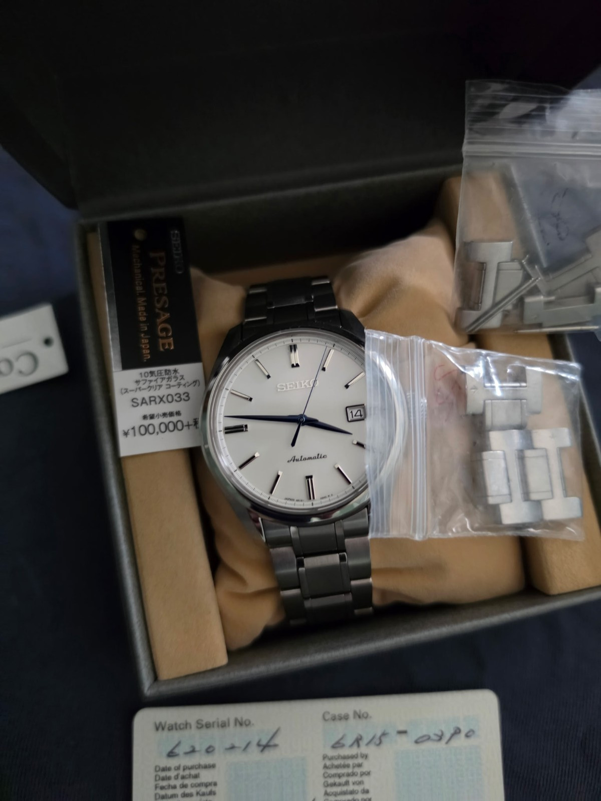 SEIKO SARX033 (Pre-Owned)