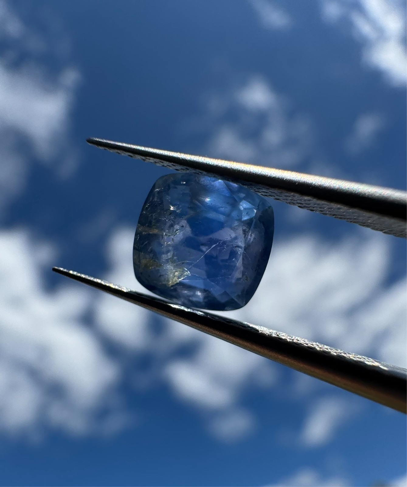Natural Burma No Heat Blue Sapphire 1.51ct Cushion Cut ALGT Certified