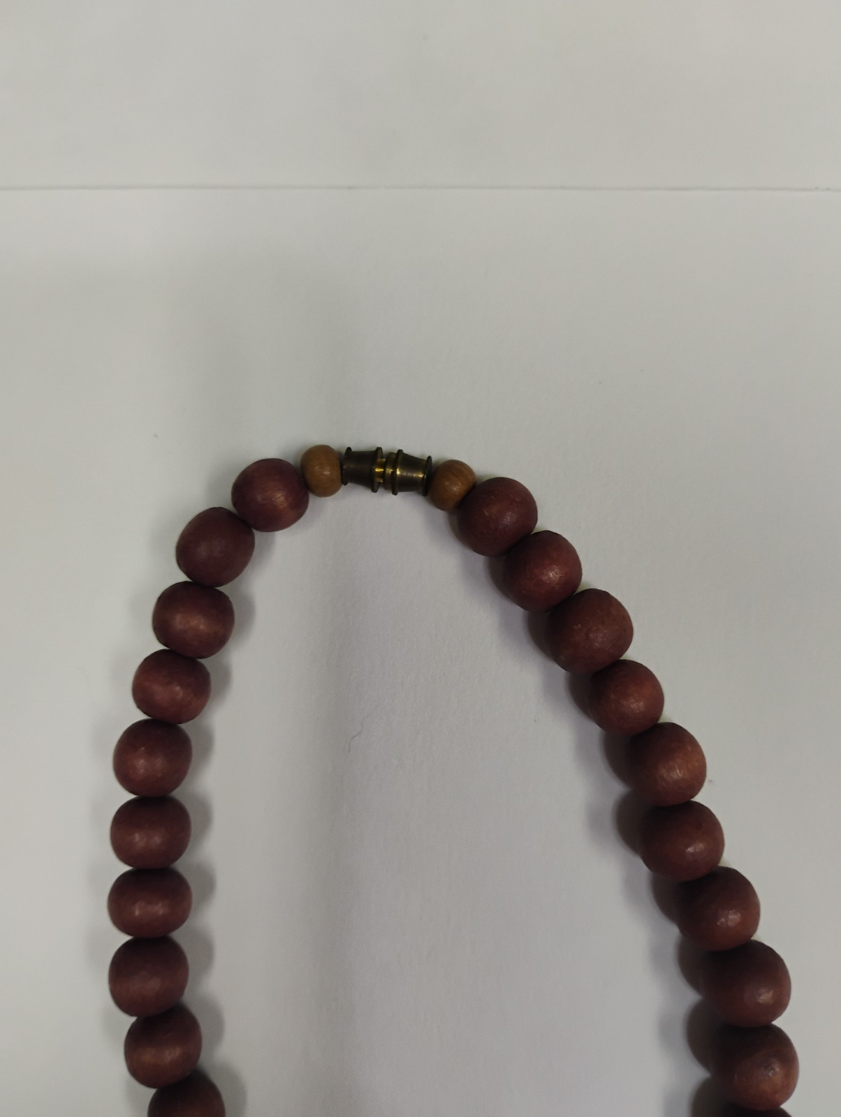 Vintage Wooden Bead Chunky Parrot Tropical Necklace