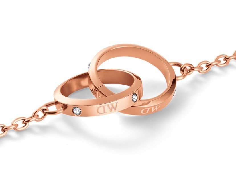 Daniel Wellington DW Classic Lumine Unity Necklace Rose Gold