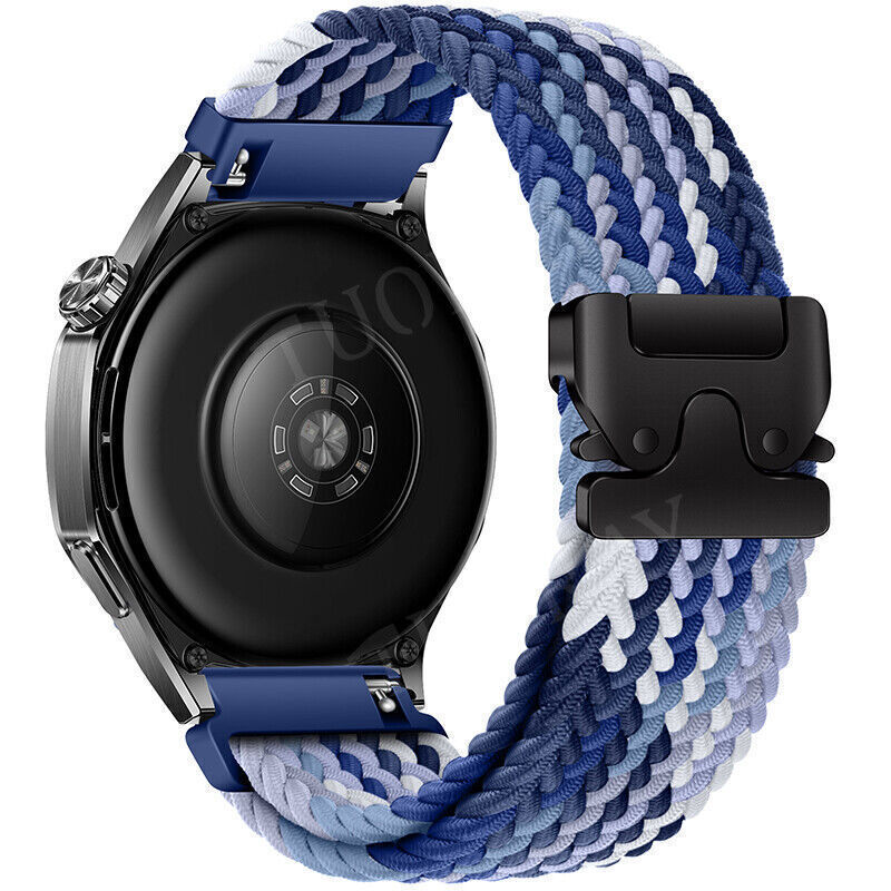 Braided Nylon Loop Watch Strap Band for Garmin Vivoactive 3S/4S/Venu 3S/2S/Rey