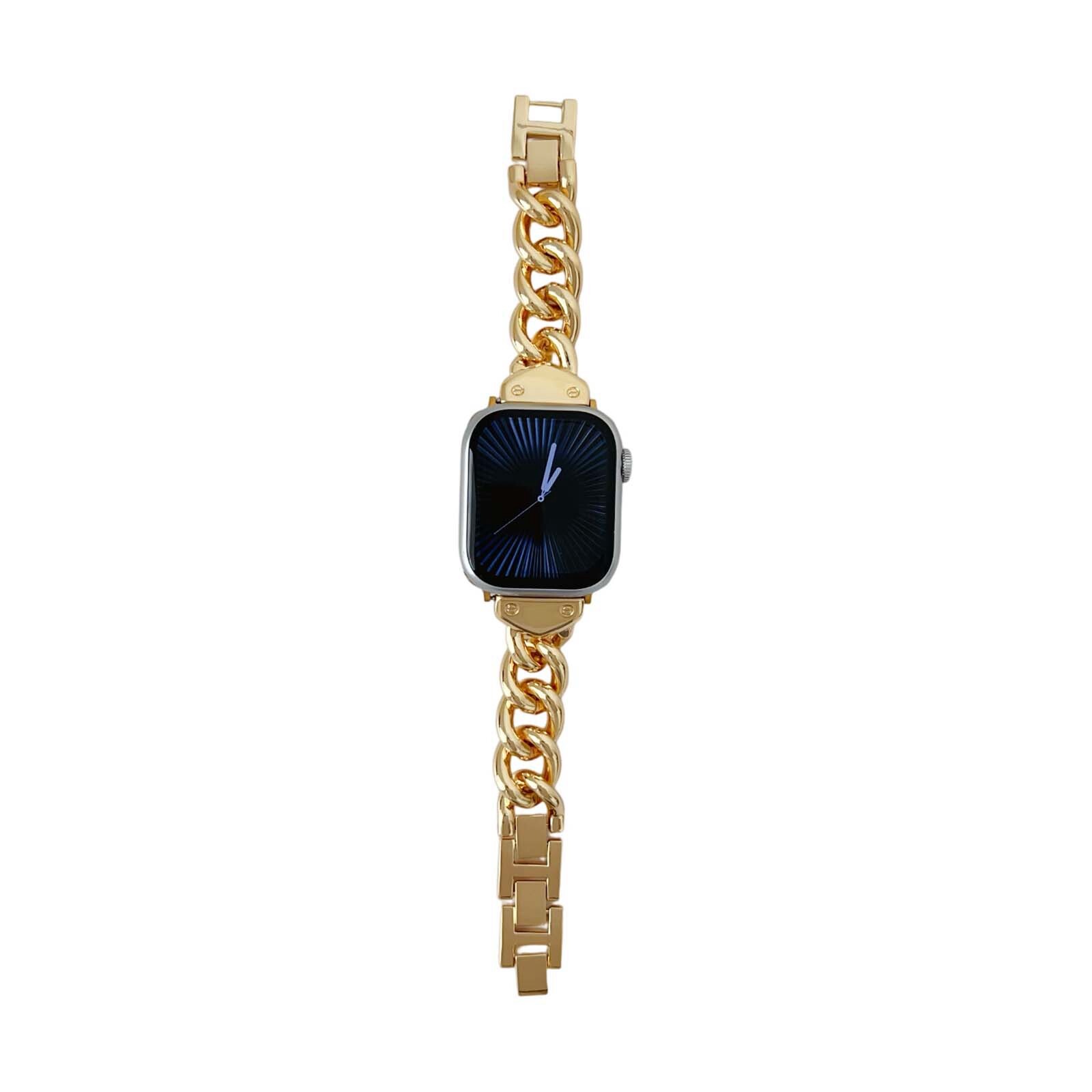 Fashion Chain Link Metal Band Bracelet For iWatch Series Ultra 2/1 10 9 8 7 6 SE
