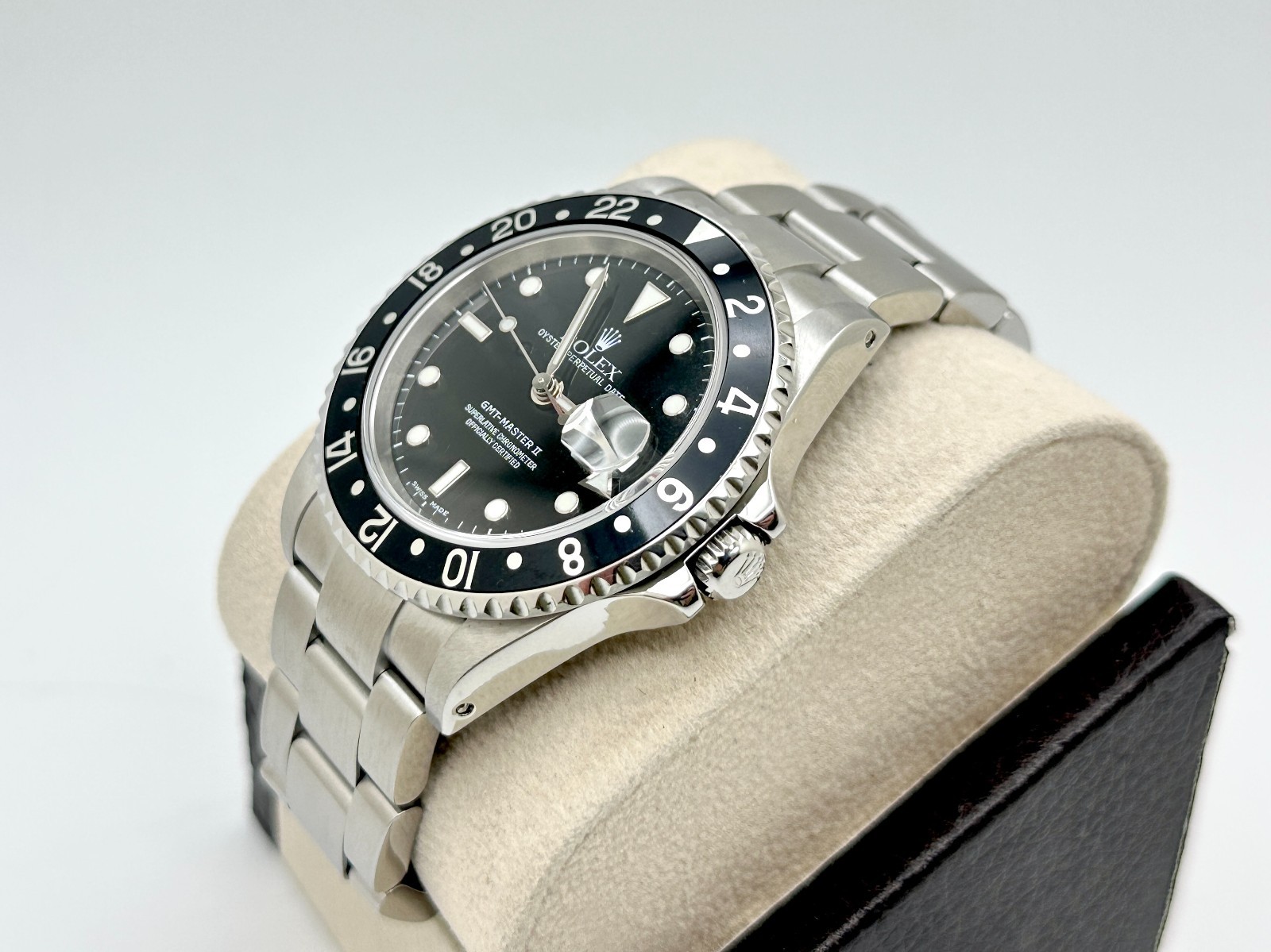 2004 Rolex GMT-Master II 16710 40mm Black Stainless Steel Box Paper