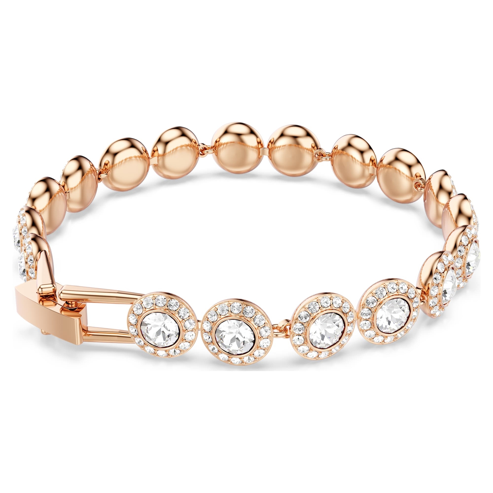 Swarovski Angelic Crystal Rose Gold/Rose Gold Plated Soft Bracelet 5240513
