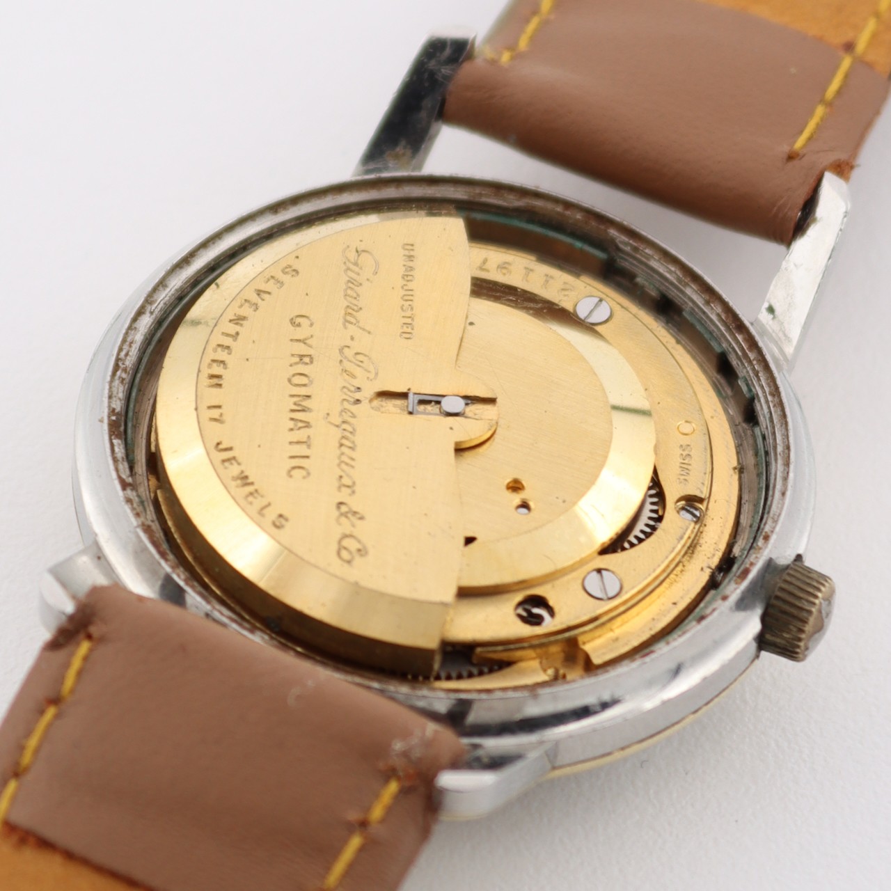 Vintage 32mm Girard-Perregaux Gyromatic Automatic Wristwatch Gold Capped