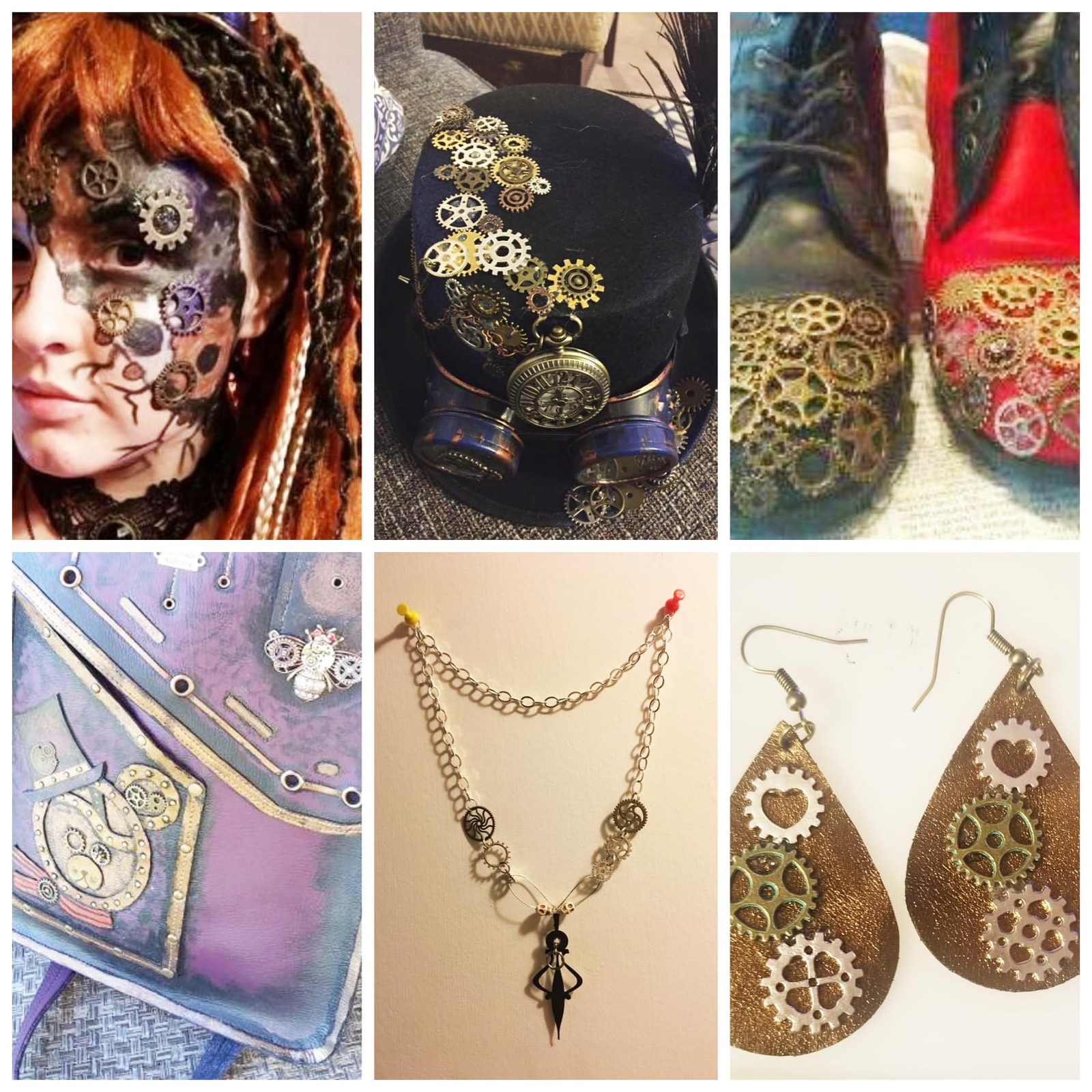 YYHDTYFY 50g Mixed Steampunk Gears Accessories Decor size, color