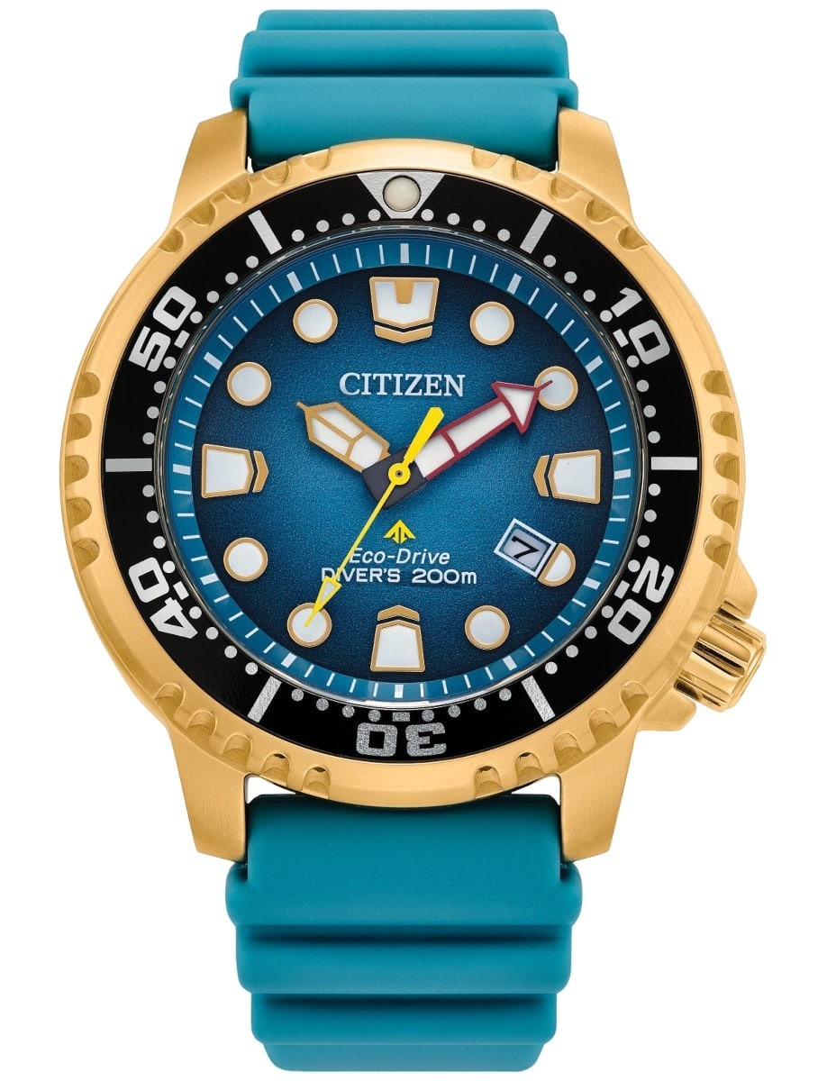New Citizen Promaster BN0162-02X Eco-Drive Men Diver Watch with Extra Strap