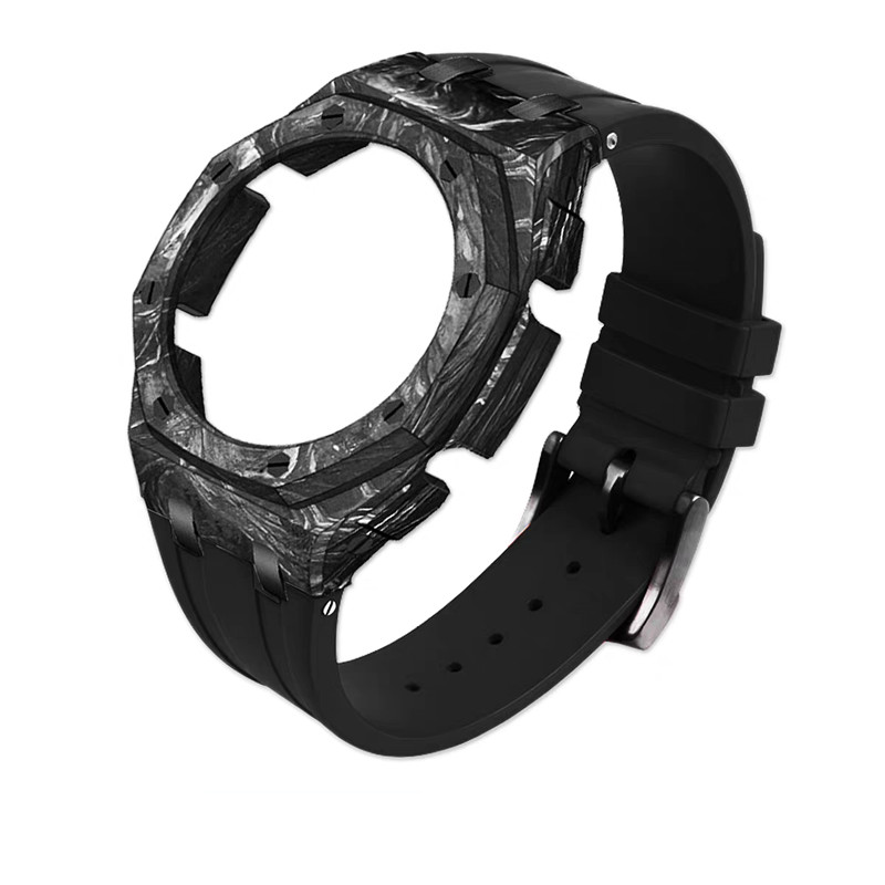 Genuine Forged Carbon Fiber AP Bezel Mod Kit Case Band for G-SHOCK GA-2100 2110