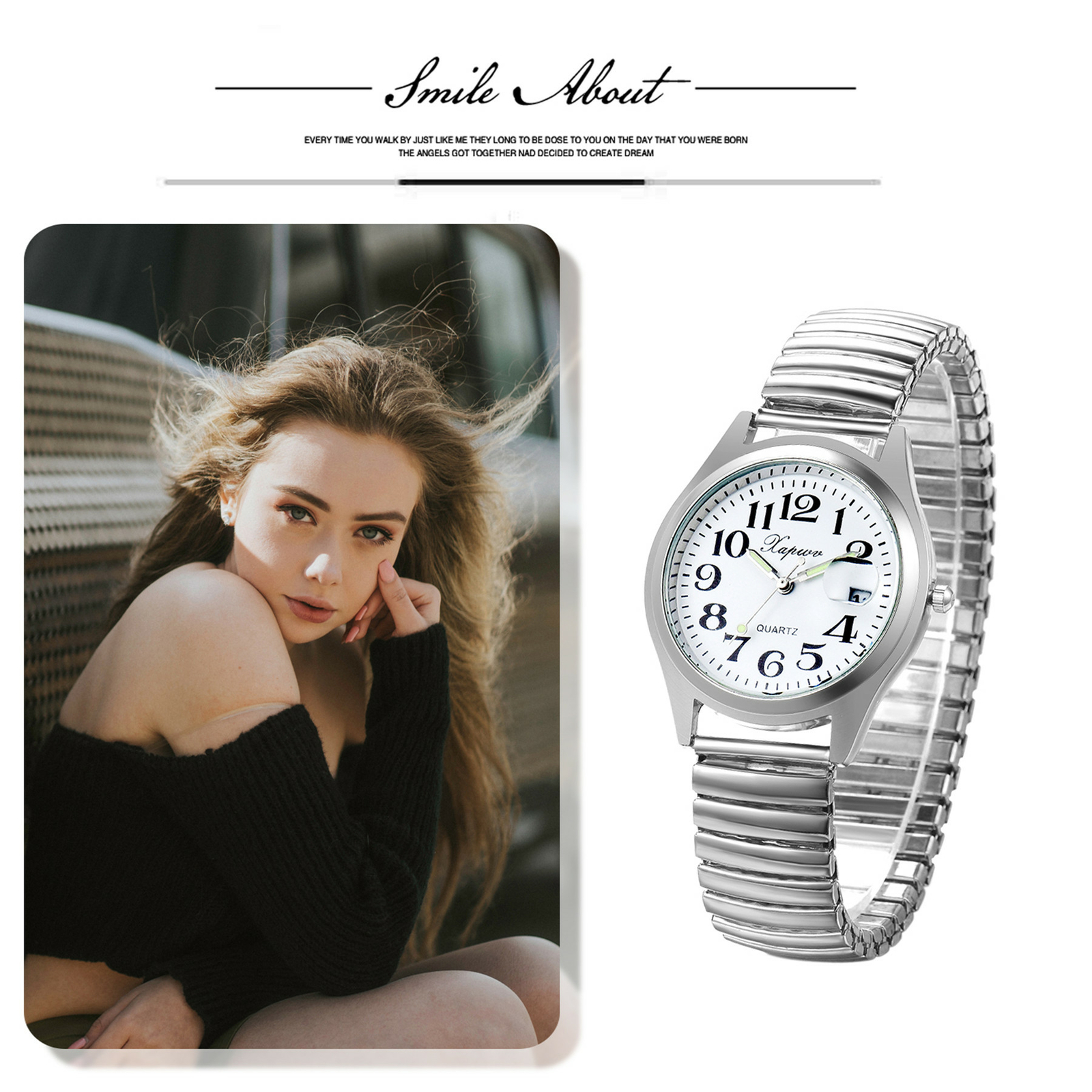 Men’s Women’s Wrist Watch Classic Luxury Quartz Analog Metal Strap Wristwatches